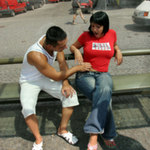 Rachel in 'Pubic Works'