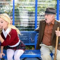 Riley Star in 'Bus Bench Biddie'