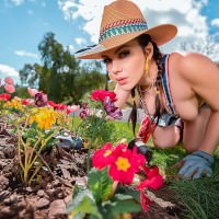 Valentina Nappi in 'Gardening Hoe'