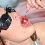 Adria in 'Penetration Station'