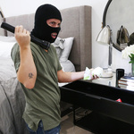 Alix Lovell in 'Shower Robber'