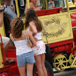 Angelina in 'Train Ride'