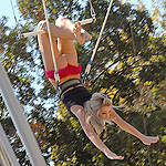 April Oneil in 'Aerial Ass'