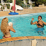 Julia Fontanelli in 'Poolside Lovers'