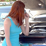 Ryzell in 'Car Lot Twat'